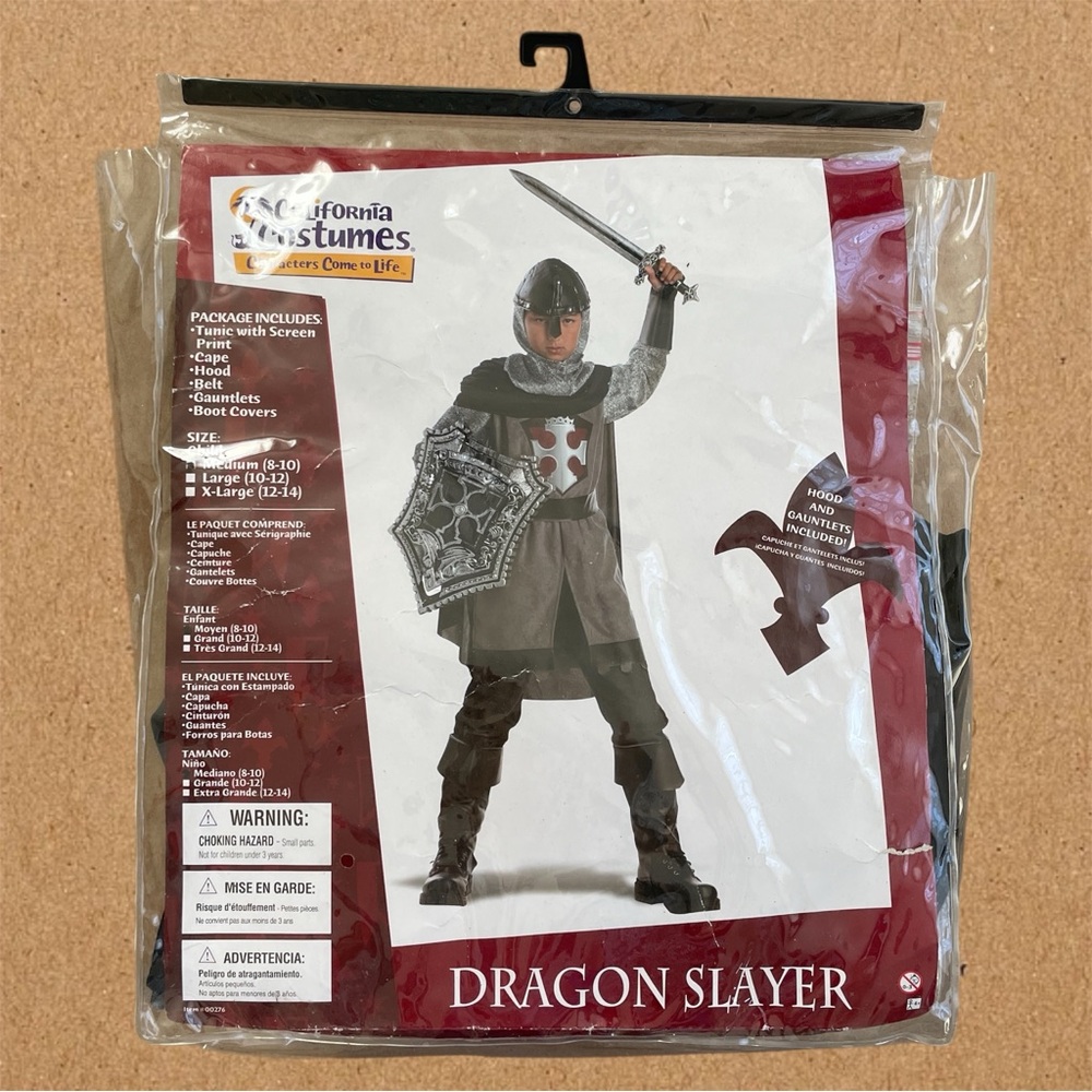 California Costumes Child DRAGON SLAYER Knight Costume